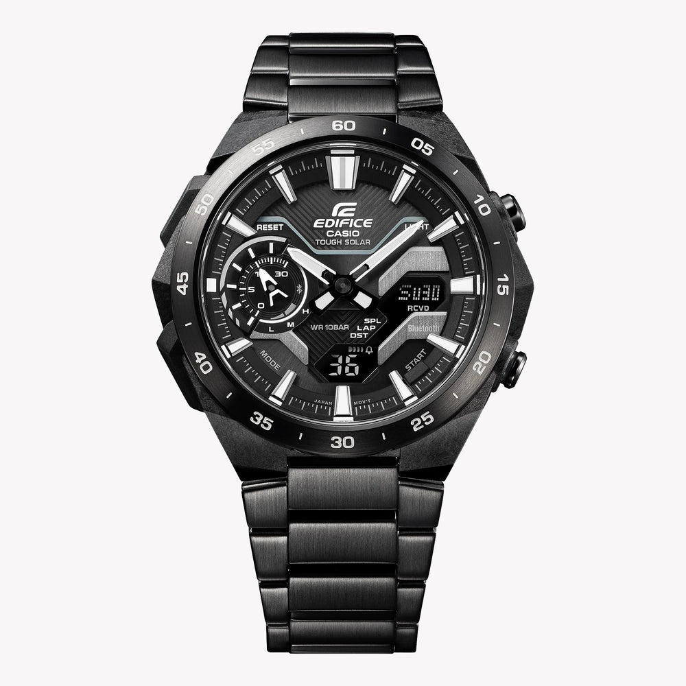 Edifice Men's Black Carbon Watch, Urethan Band | Ecb-2200dc-1aef by i-watch