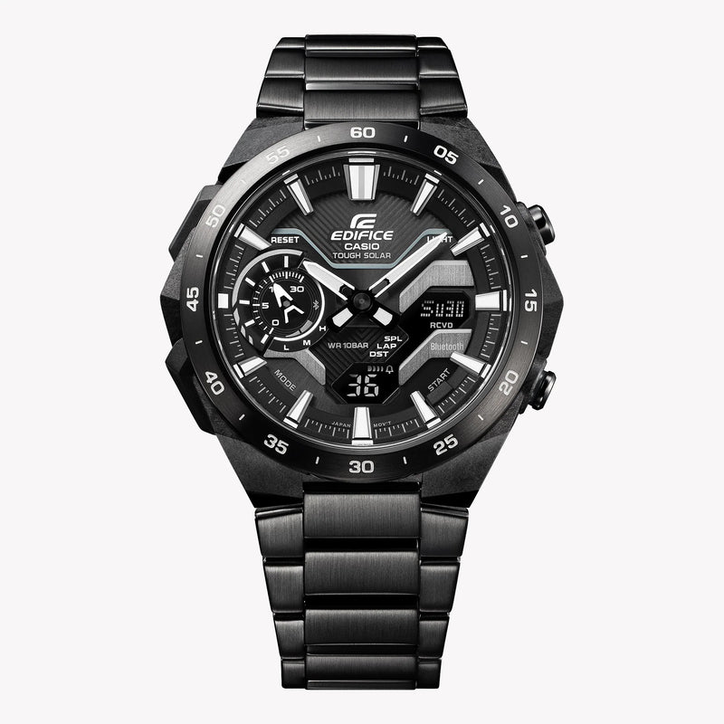 Edifice Men's Black Carbon Watch, Urethan Band | Ecb-2200dc-1aef by i-watch