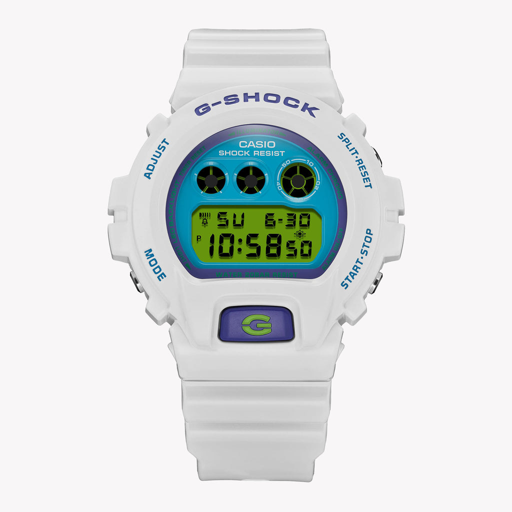 CASIO G-SHOCK DW-6900RCS-7ER - RUGGED DUAL-TONE ADVENTURE TIMEPIECE Men’s Watch with White Resin Band & Sleek Digital Display-i-Watch-2
