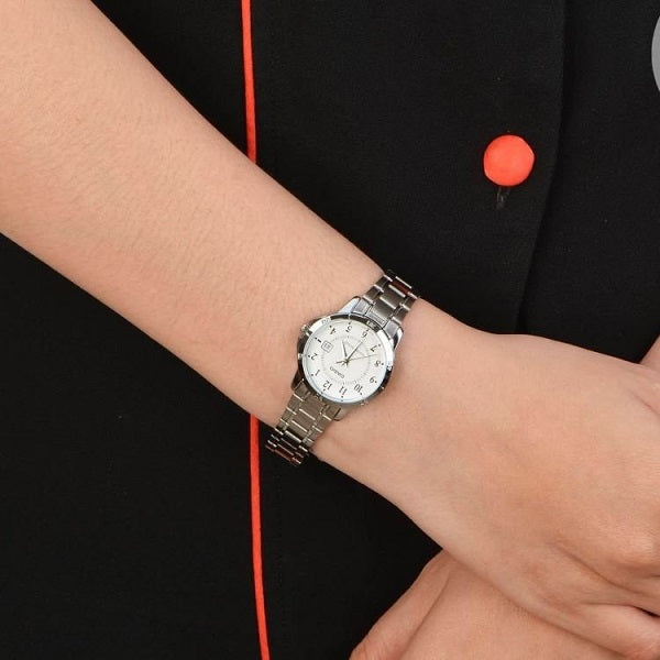 CASIO Women's Watch with Silver Stainless Steel Case and Silver Stainless Steel Band-i-Watch-6