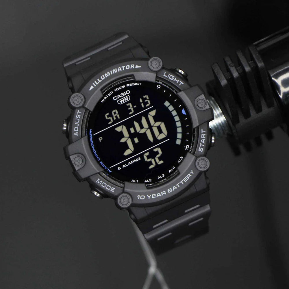 Casio Ae-3000wd-1avdf Men's Time Master - Sporty Elegance With Global Time Tracking by i-watch