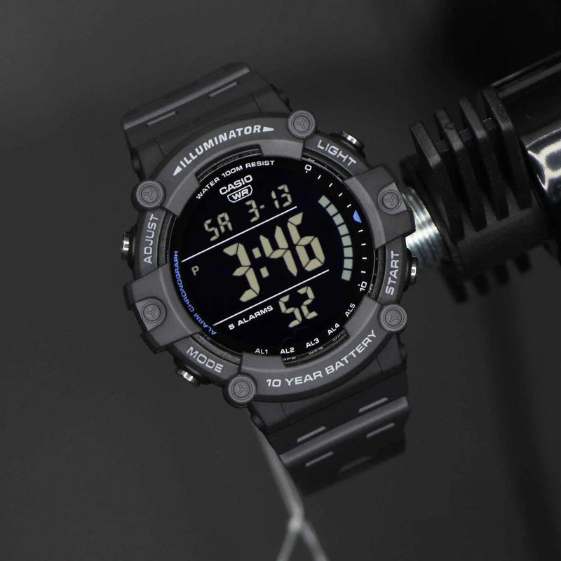 Casio Ae-3000wd-1avdf Men's Time Master - Sporty Elegance With Global Time Tracking by i-watch