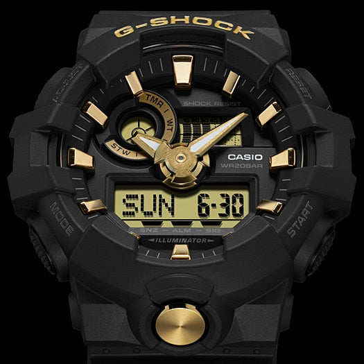 CASIO G-SHOCK GA-710B-1A9DR - BOLD BLACK SPORTY TIMEPIECE FOR MEN-i-Watch-4