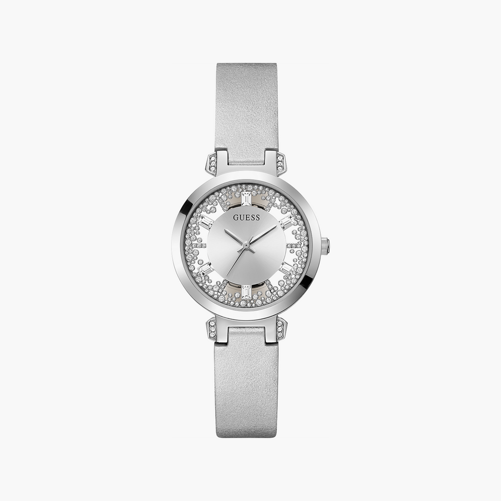 GUESS Mod. CRYSTAL CLEAR - ELEGANT SILVER WATCH GW0535L3-i-Watch