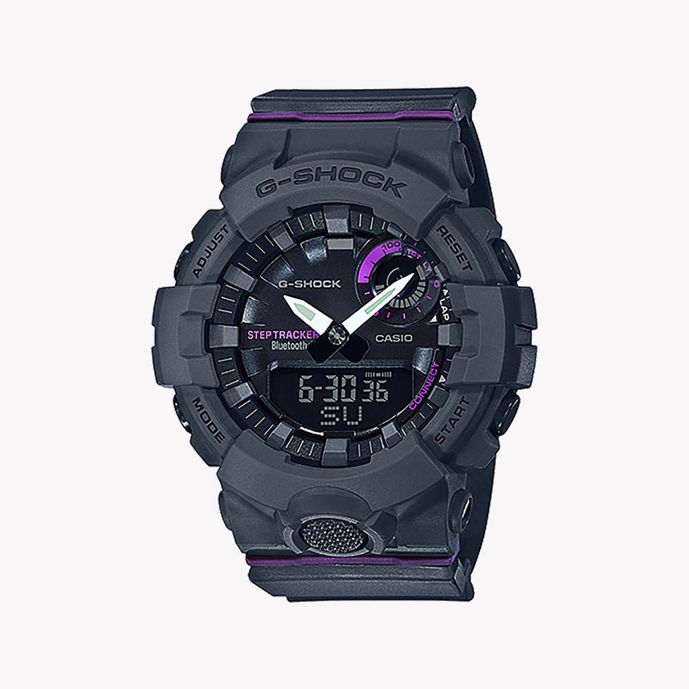 Casio G-Shock Gma-B800-8adr Stylish Resilience - Compact Sporty Unisex Watch With Gray Resin BAnd and Digital Display by i-watch