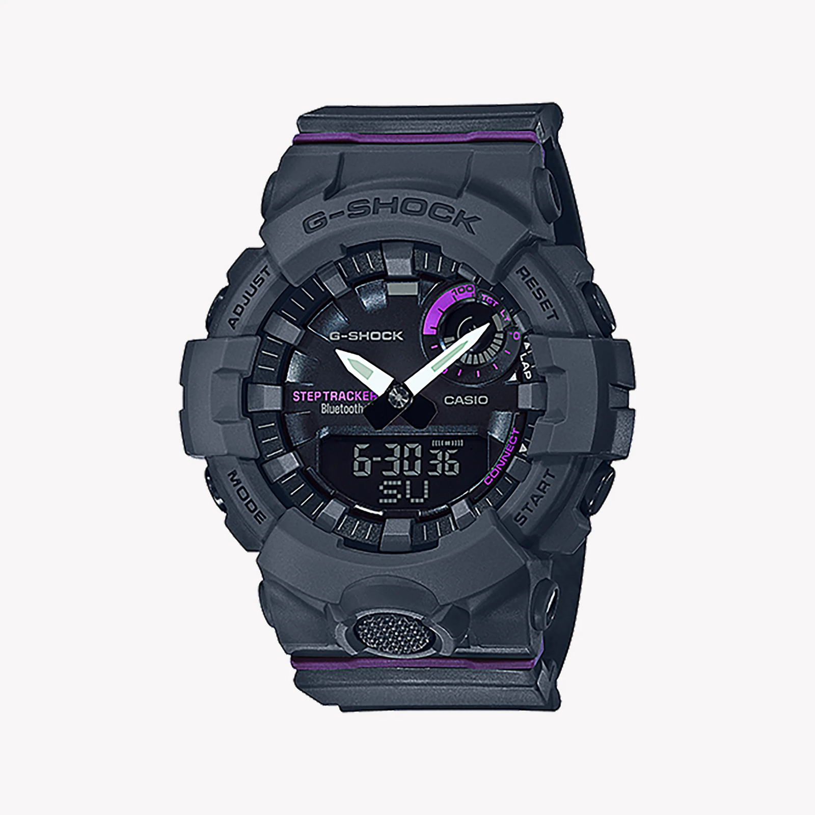 Casio G-Shock Gma-B800-8adr Stylish Resilience - Compact Sporty Unisex Watch With Gray Resin BAnd and Digital Display by i-watch