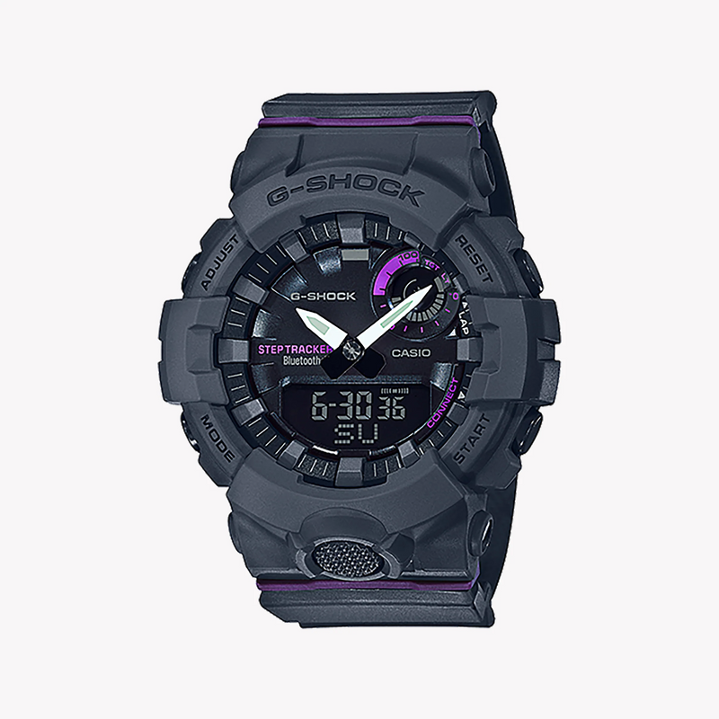 Casio G-Shock Gma-B800-8adr Stylish Resilience - Compact Sporty Unisex Watch With Gray Resin BAnd and Digital Display by i-watch