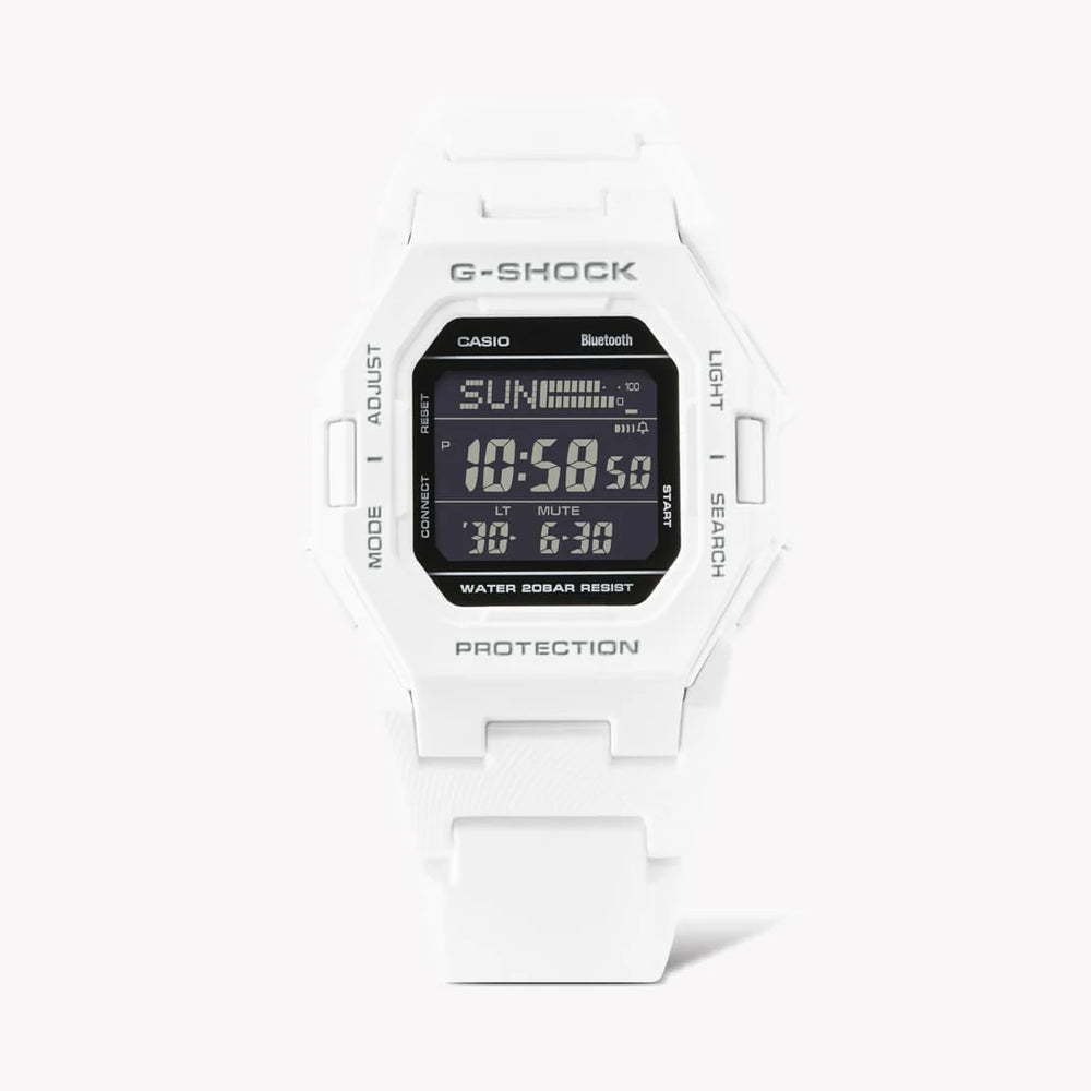 Casio Unisex White Resin Watch, Black Dial | Gd-B500-7er by i-watch