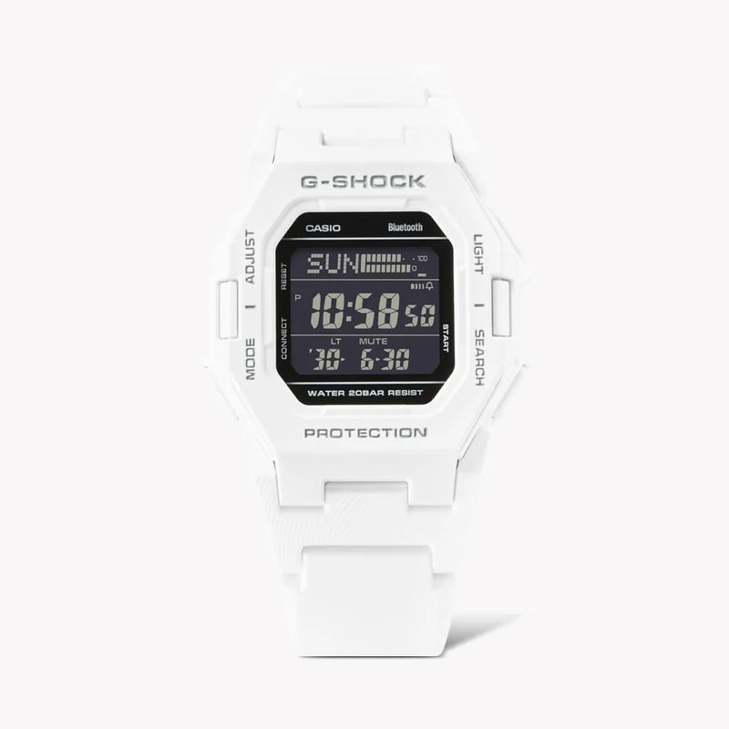 Casio Unisex White Resin Watch, Black Dial | Gd-B500-7er by i-watch