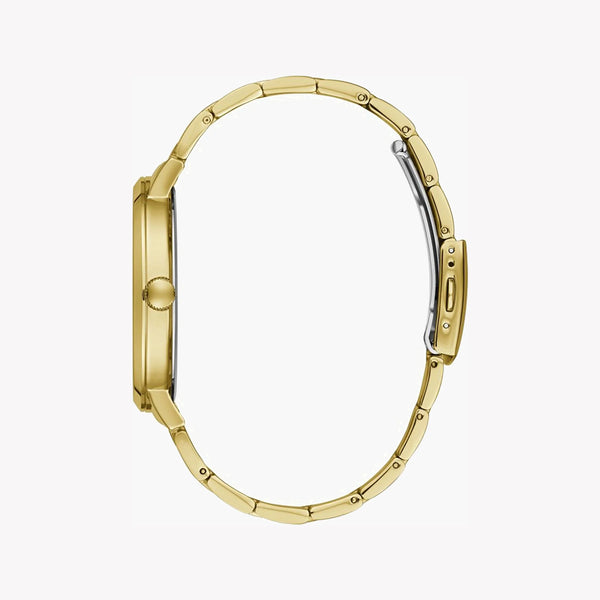 Guess Watches Men's Gold Stainless Steel, Black Dial | W1315g2 by i-watch