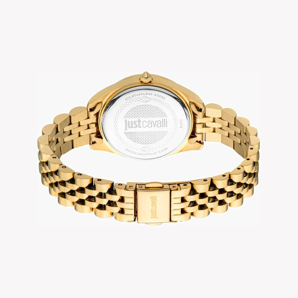 Just Cavalli Women's Gold Stainless Steel Watch, Turquoise Dial | Jc1l210m0465 by i-watch