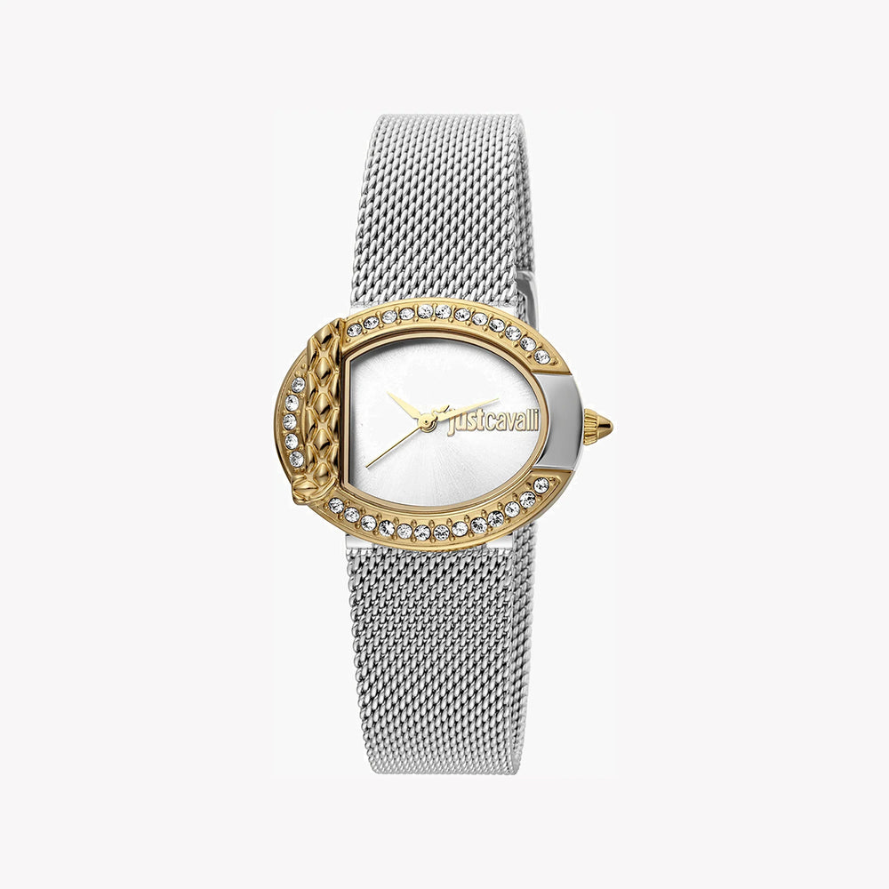 Just Cavalli Women's Silver Stainless Steel Watch, Silver Case | Jc1l110m0115 by i-watch