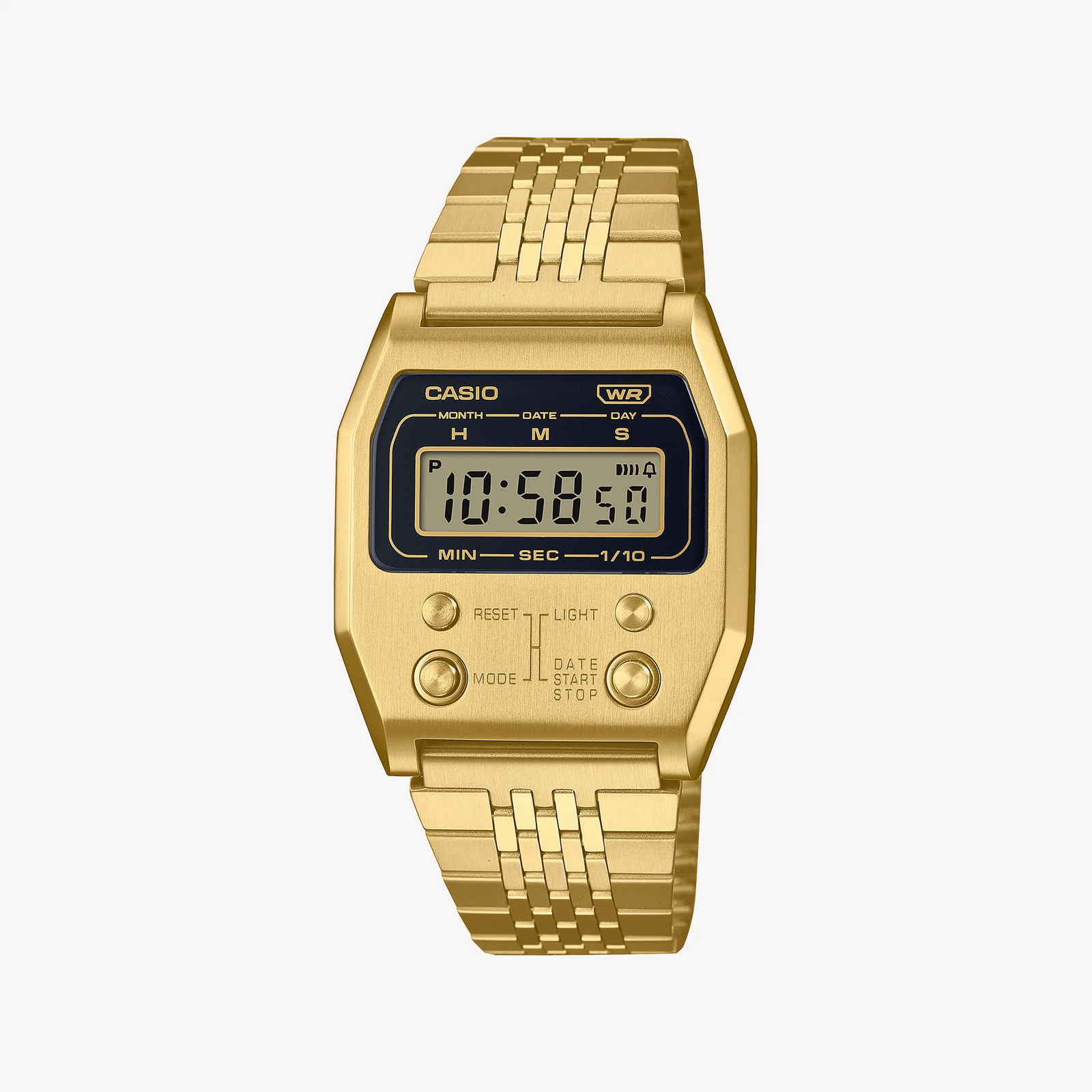 Casio A1100g-5df Adventure Timepiece - Elegant Gold Stainless Steel Unisex Watch by i-watch