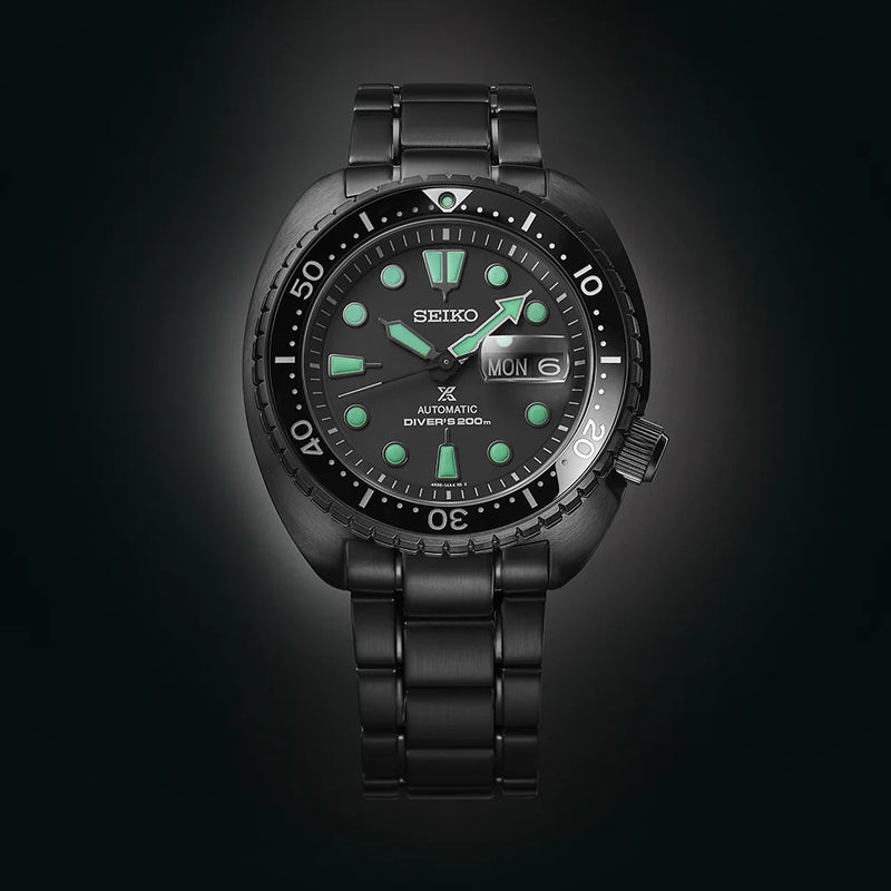 Seiko Prospex Men's Black Stainless Steel Watch, Black Dial | Srpk43k1 by i-watch