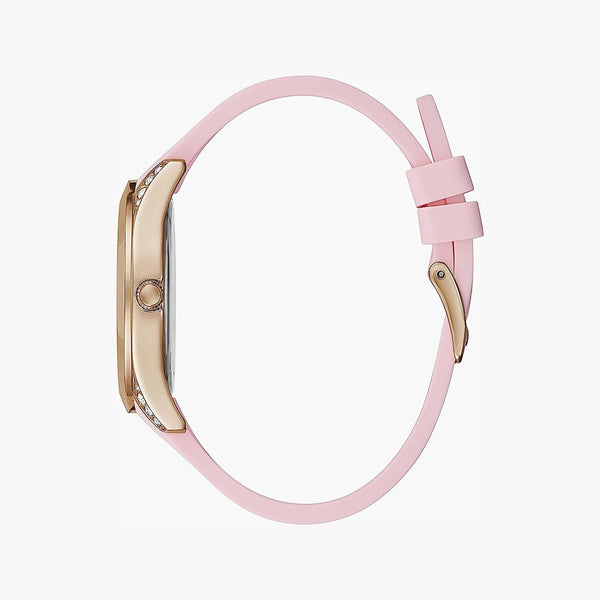 Guess Women's Rose Gold Watch, Pink Silicone | Gw0109l2 by i-watch