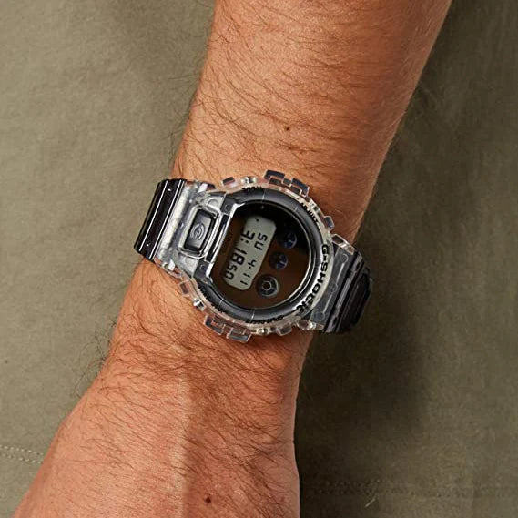 G-Shock Men's Silver Resin Watch, Digital Dial | Dw-6900sk-1dr by i-watch