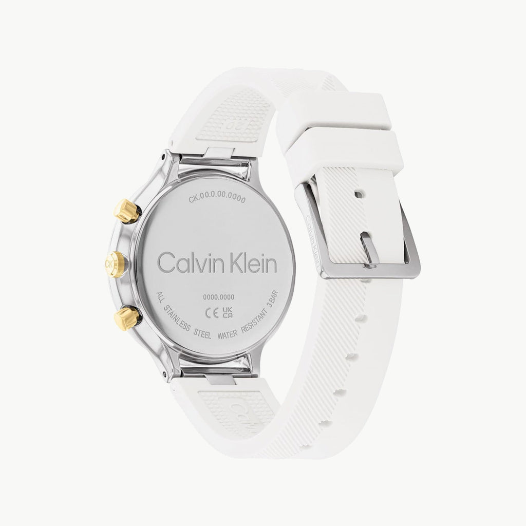 CK CALVIN KLEIN NEW COLLECTION - ELEGANT WHITE DIAL WOMEN'S WATCH WITH STAINLESS STEEL BAND-i-Watch-3