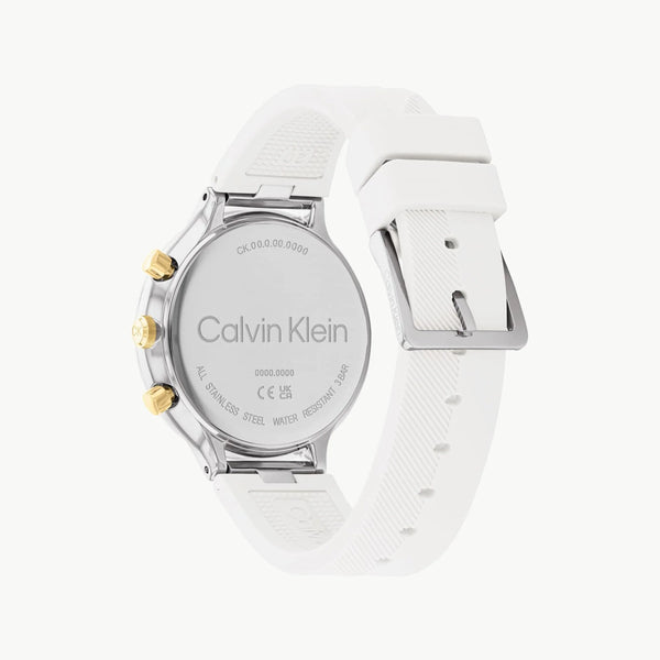 Ck Calvin Klein Men's Stainless Steel Watch, White Dial | K1m21126 by i-watch