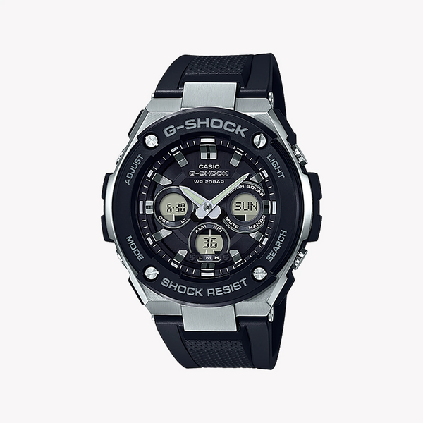 G-Shock Gst-S300-1adr Men's Powerful Style - Tough Elegance In Action by i-watch