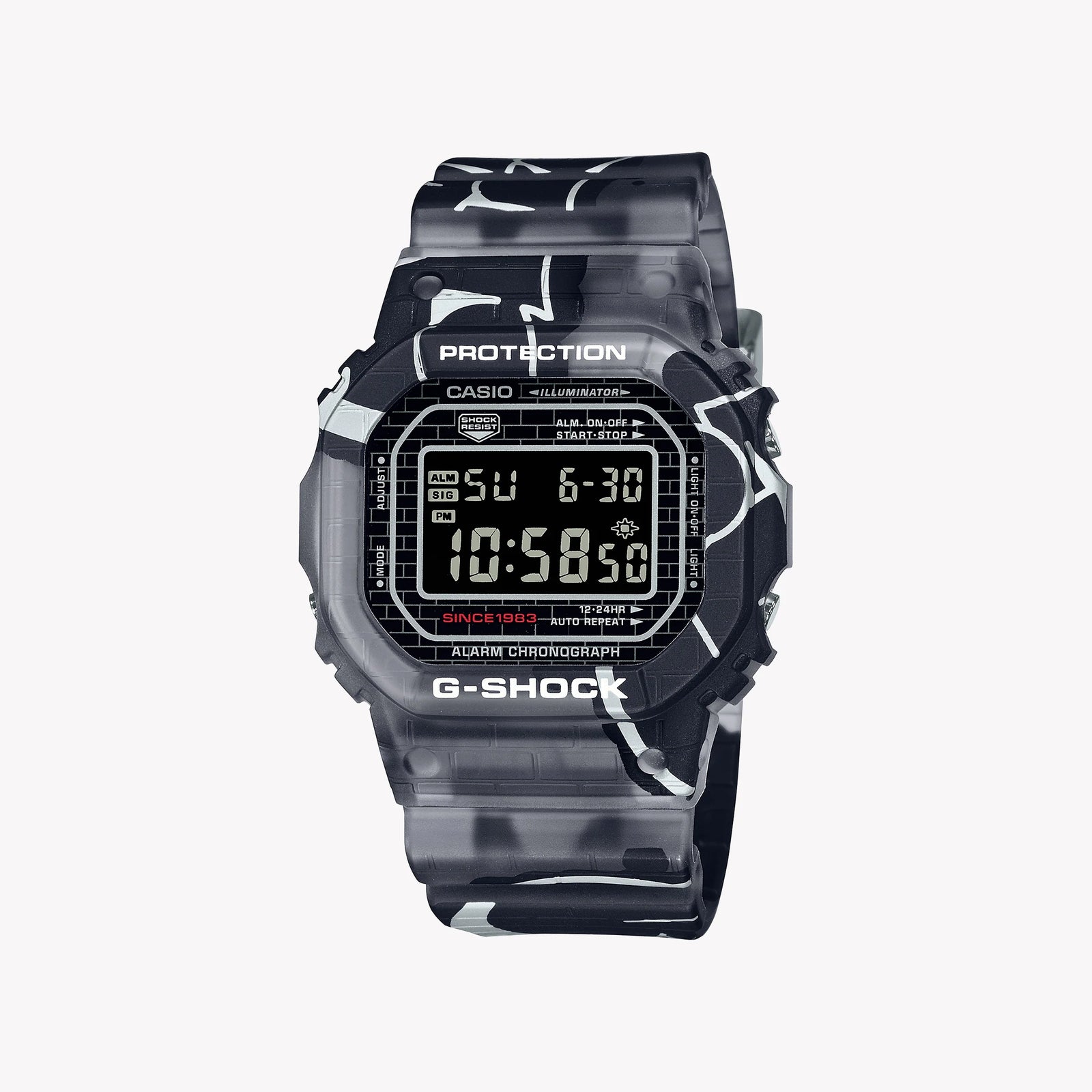 Casio G-Shock Men's Camo Resin & Stainless Steel | Dw-5000ss-1er by i-watch