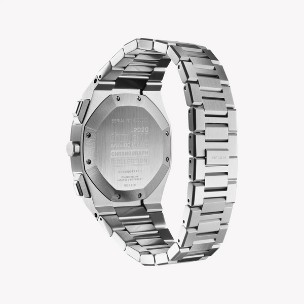 D1 MILANO Men's Silver Stainless Steel Watch, Silver Dial | D1-CHBJ05 by i-watch