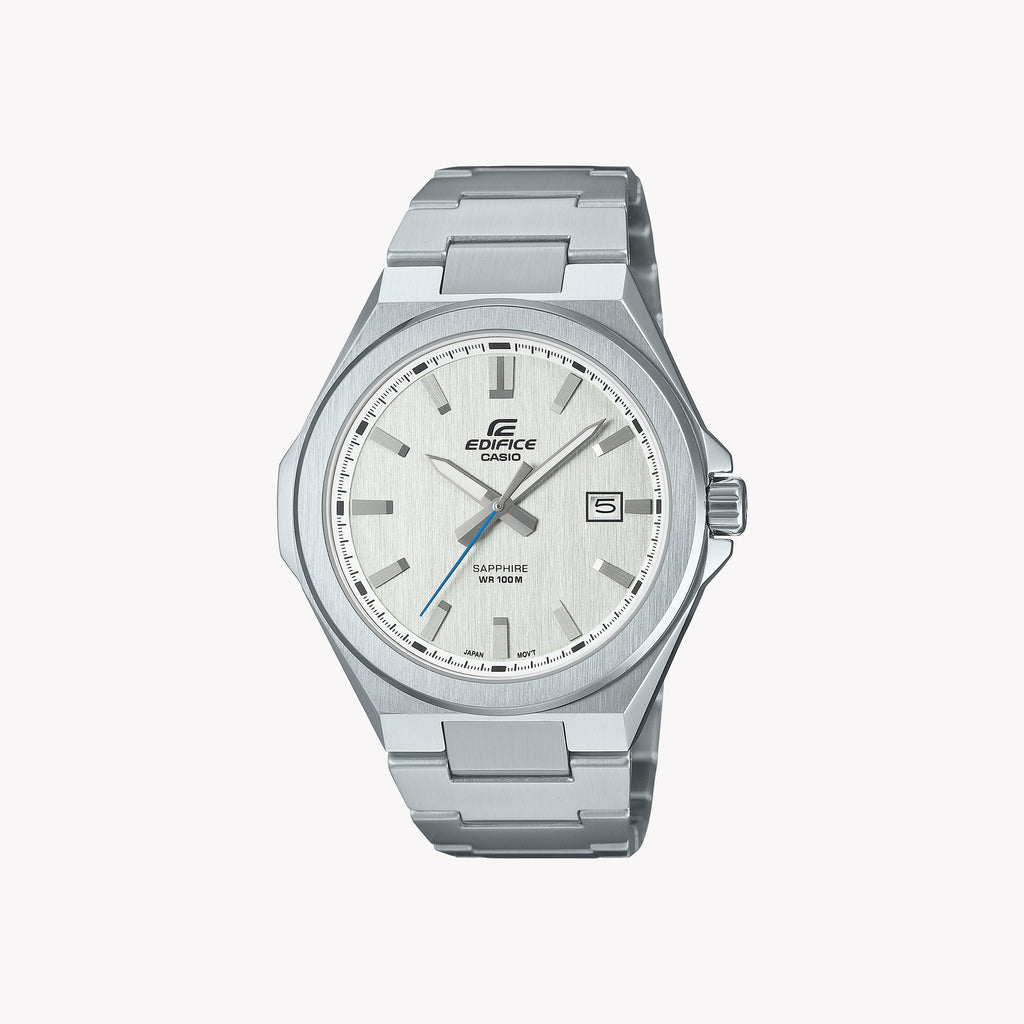 EDIFICE EFB-108D-7AVUEF - MEN'S SILVER TIMEPIECE - ELEGANT & VERSATILE QUARTZ WATCH