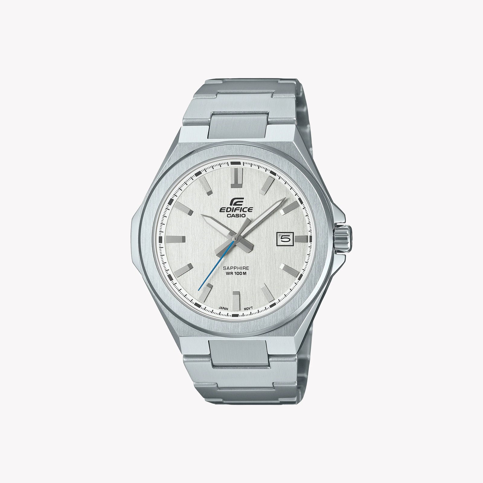 Edifice Men's Silver Stainless Steel Watch, Silver Dial | Efb-108d-7avuef by i-watch