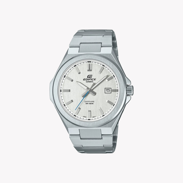 Edifice Men's Silver Stainless Steel Watch, Silver Dial | Efb-108d-7avuef by i-watch