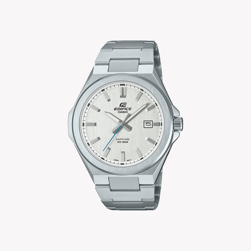 Edifice Men's Silver Stainless Steel Watch, Silver Dial | Efb-108d-7avuef by i-watch