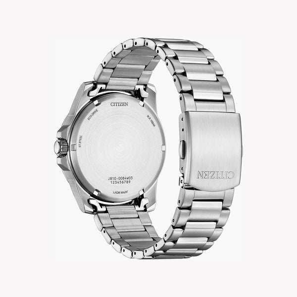 Citizen Men's Silver Stainless Steel, Turquoise Dial | Aw1816-89l by i-watch