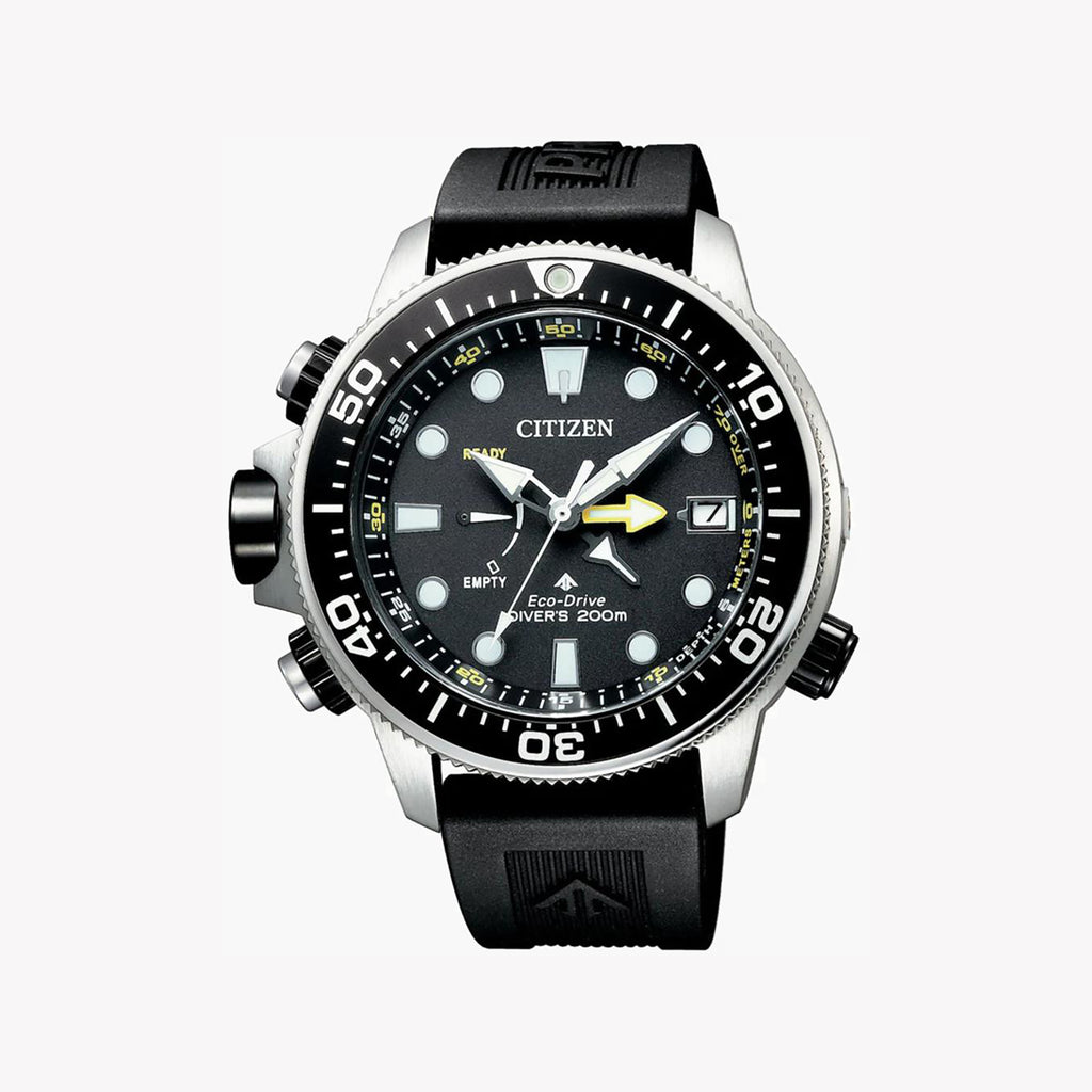 CITIZEN BN2036-14E ADVENTURE READY - MENS ECO-DRIVE DIVE WATCH WITH BLACK URATHANE BAND
