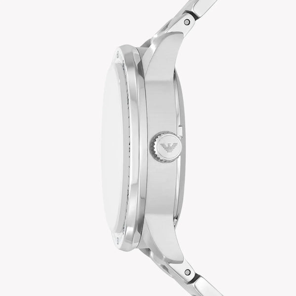 Emporio Armani Men's Silver Watch, Blue Dial | Ar60052 by i-watch