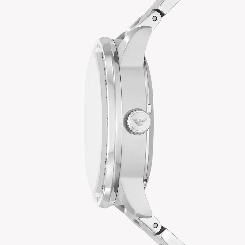 Emporio Armani Men's Silver Watch, Blue Dial | Ar60052 by i-watch