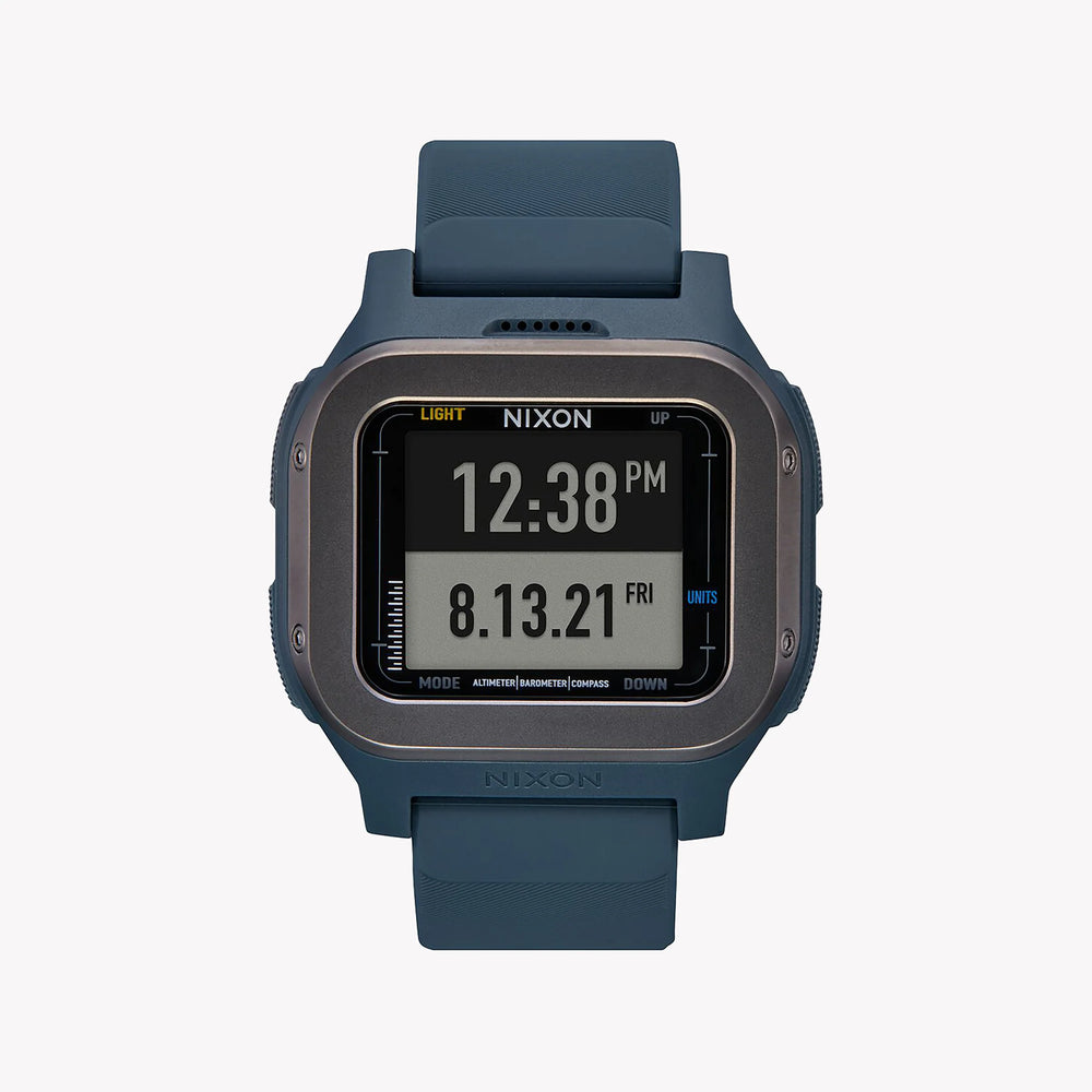 Nixon Men's Blue Silicone Watch, Blue Case | A1324-307 by i-watch