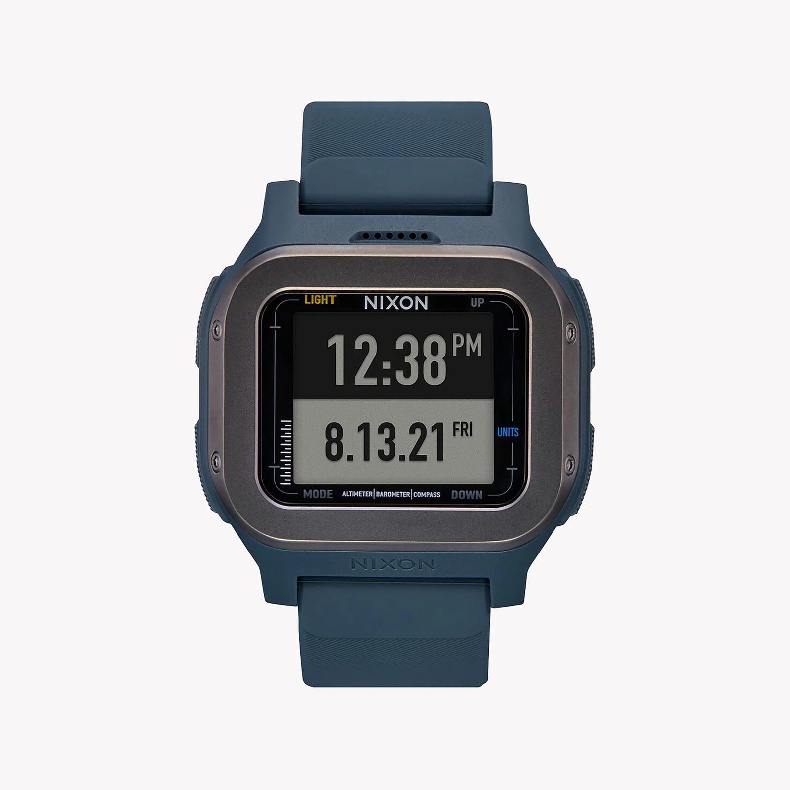 Nixon Men's Blue Silicone Watch, Blue Case | A1324-307 by i-watch