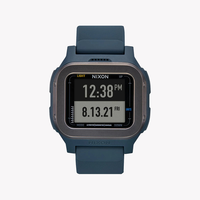 Nixon Men's Blue Silicone Watch, Blue Case | A1324-307 by i-watch