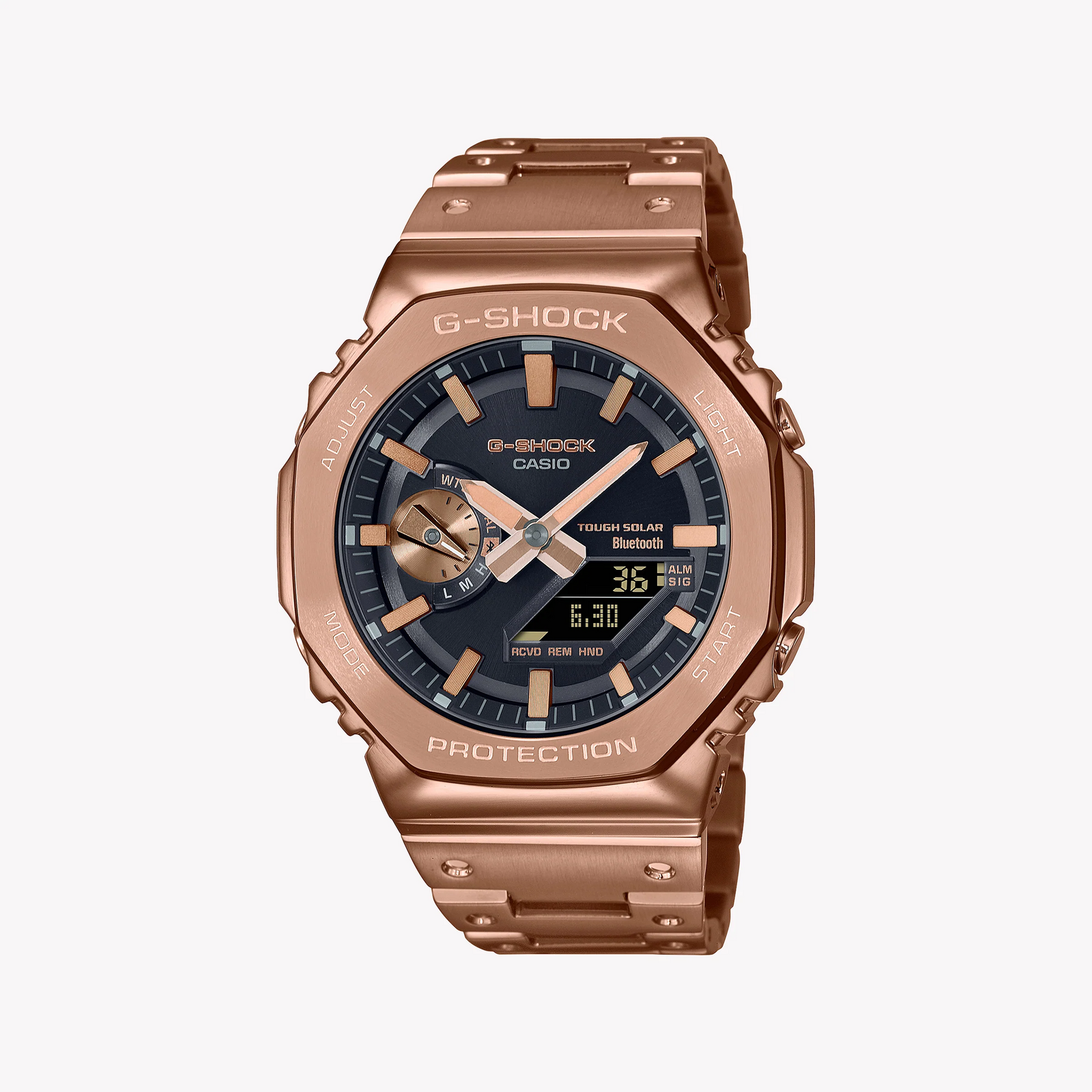 Casio G-Shock Gm-B2100gd-5adr Oak Shimmer - Elegant Rose Gold Men's Timepiece by i-watch