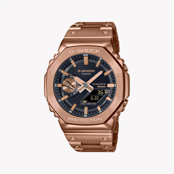 Casio G-Shock Gm-B2100gd-5adr Oak Shimmer - Elegant Rose Gold Men's Timepiece by i-watch