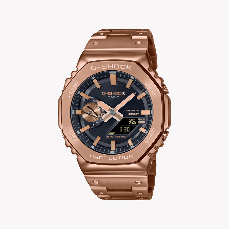 Casio G-Shock Gm-B2100gd-5adr Oak Shimmer - Elegant Rose Gold Men's Timepiece by i-watch