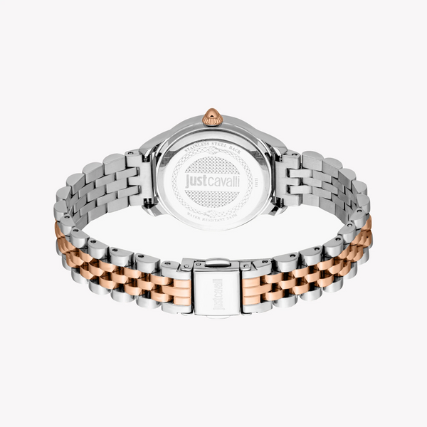 Just Cavalli Women's Two-Tone Watch, Silver Dial | Jc1l333m0065 by i-watch