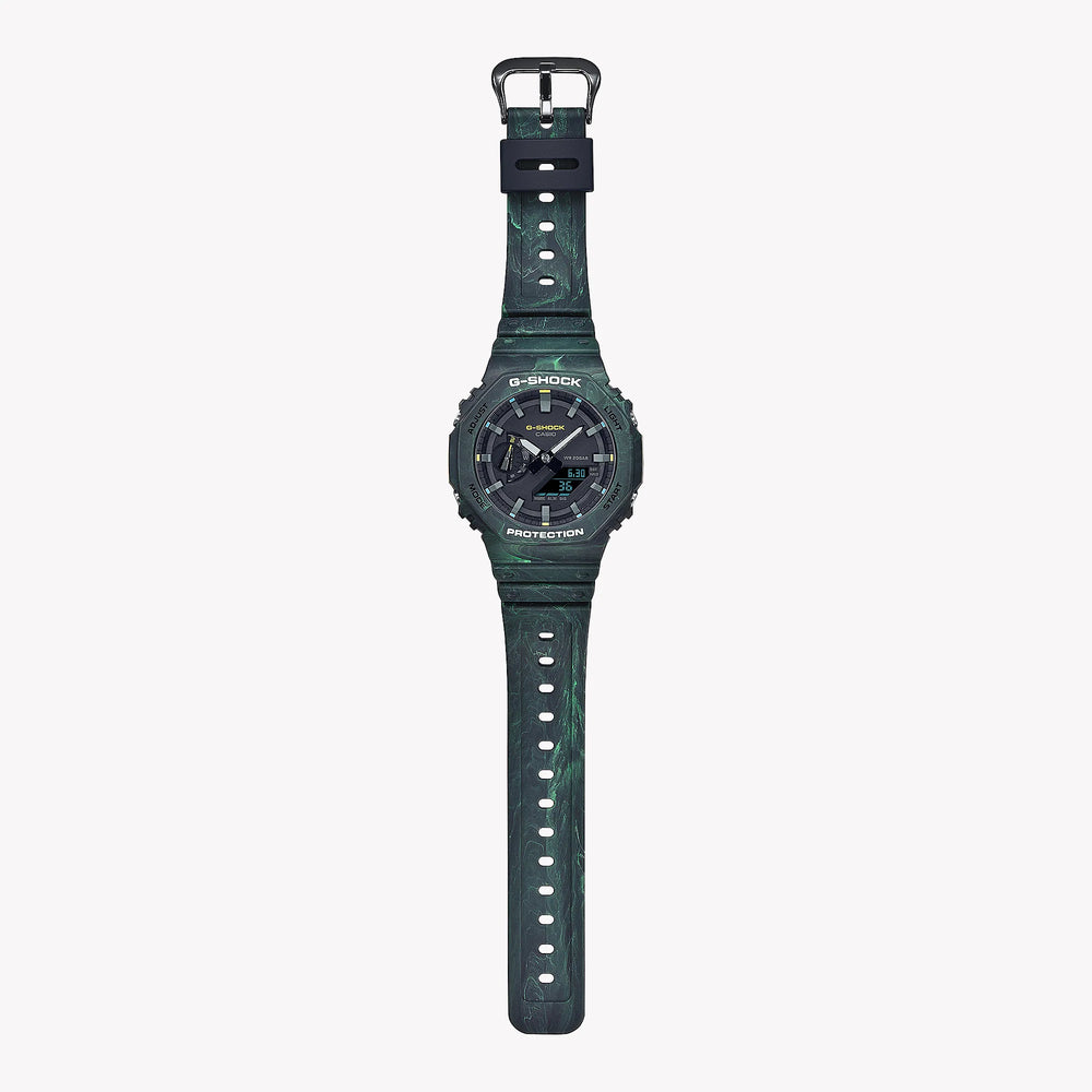 Casio G-Shock Ga-2100fr-3adr Oak Adventure - Men's Bold Green Resin Watch by i-watch