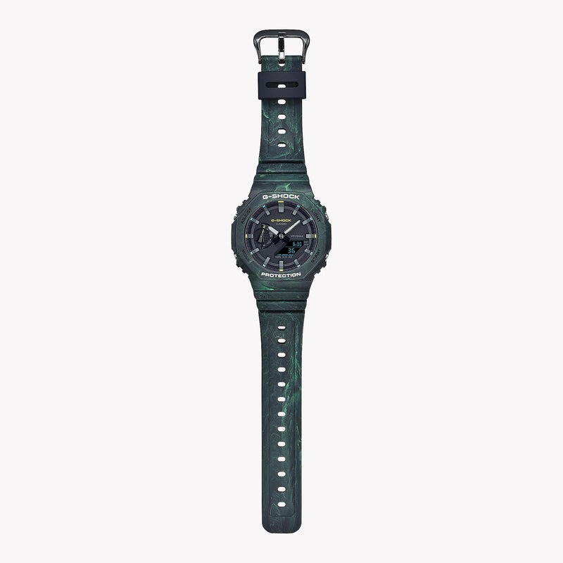 Casio G-Shock Ga-2100fr-3adr Oak Adventure - Men's Bold Green Resin Watch by i-watch