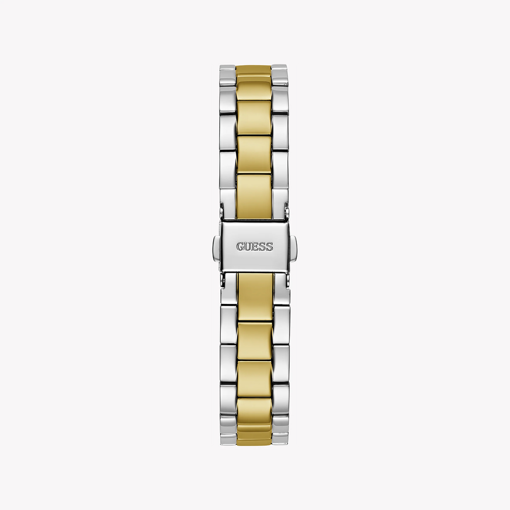 Guess Women's Gold & Silver Watch, Blue Dial | Gw0687l4 by i-watch