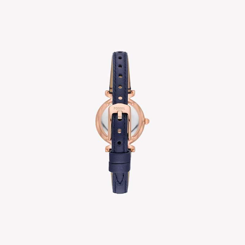 Fossil Women's Blue Leather Watch, Silver Dial | Es5295 by i-watch