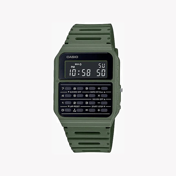 Casio Unisex Resin Green Watch, Multifunctional | Ca-53-Wf-3b by i-watch