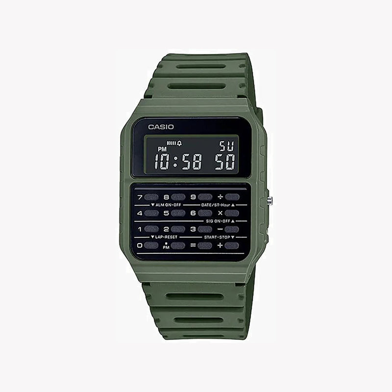 Casio Unisex Resin Green Watch, Multifunctional | Ca-53-Wf-3b by i-watch