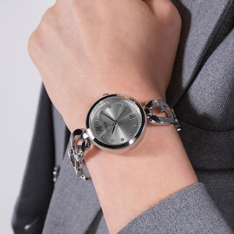 Guess Women's Silver Stainless Steel Watch, Quartz Movement | Gw0759l1 by i-watch
