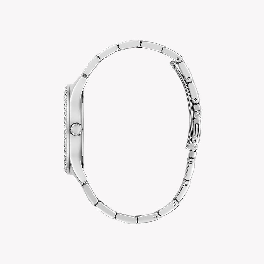 Guess Women's Silver Stainless Steel Watch, Silver Dial | Gw0605l1 by i-watch