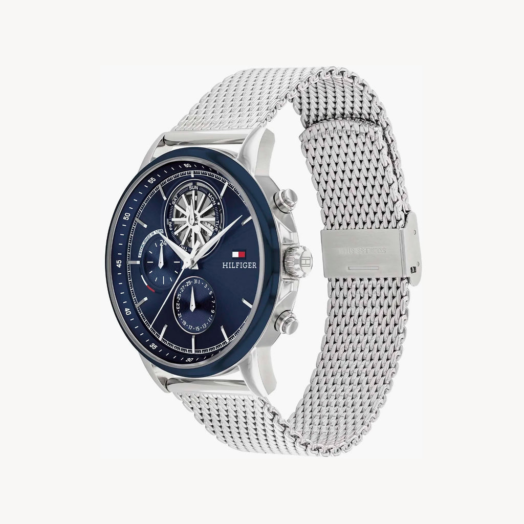 TOMMY HILFIGER 1692154 BOLD ELEGANCE - MEN'S STAINLESS STEEL TIMEPIECE WITH BLUE DIAL-i-Watch-2