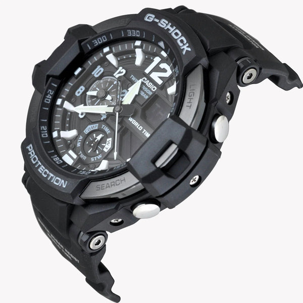 Casio G-Shock Ga1100-1a1 Adventure Ready - Men's Black Resin Watch With Digital Compass & Thermometer by i-watch